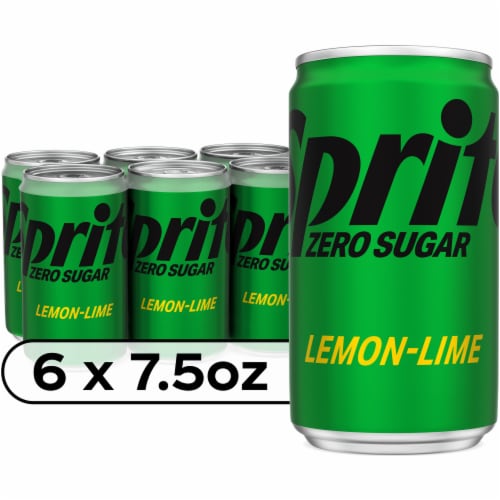 Sprite® Lemon Lime Zero Sugar Caffeine Free Soda Mini Cans, 6 pk