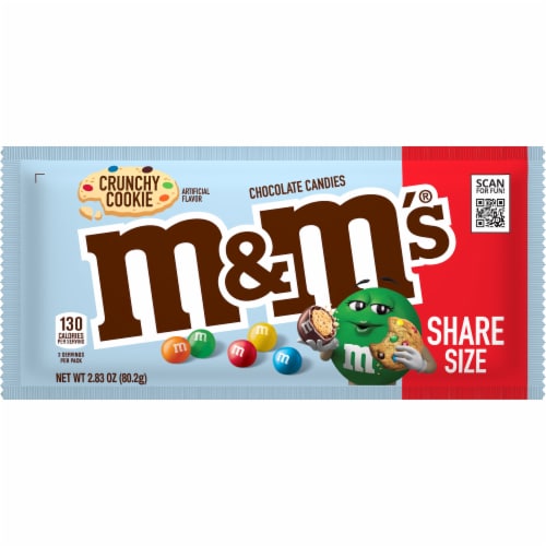 M&M's Milk Chocolate Crunchy Cookie Candy, 2.83 oz - Smith's Food
