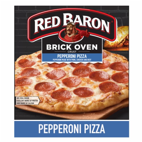 Red Baron Pepperoni Brick Oven Frozen Pizza, 17.89 oz - Fred Meyer