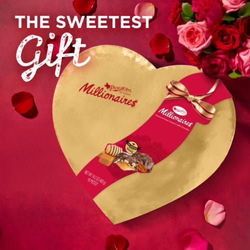 PANGBURN'S Millionaires Valentine's Day Milk Chocolate Pecans and
