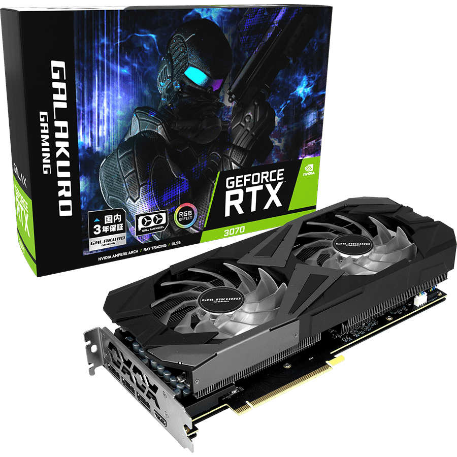 GG-RTX3070-E8GB/OC/DF | NVIDIA GEFORCE RTX 3070 搭載 グラフィック