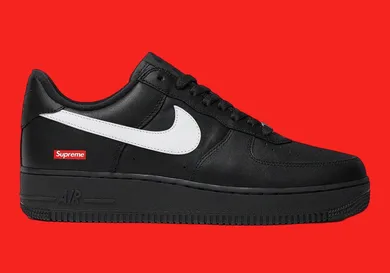 Supreme Dropping A Nike Air Force 1 Low In “Black/White”