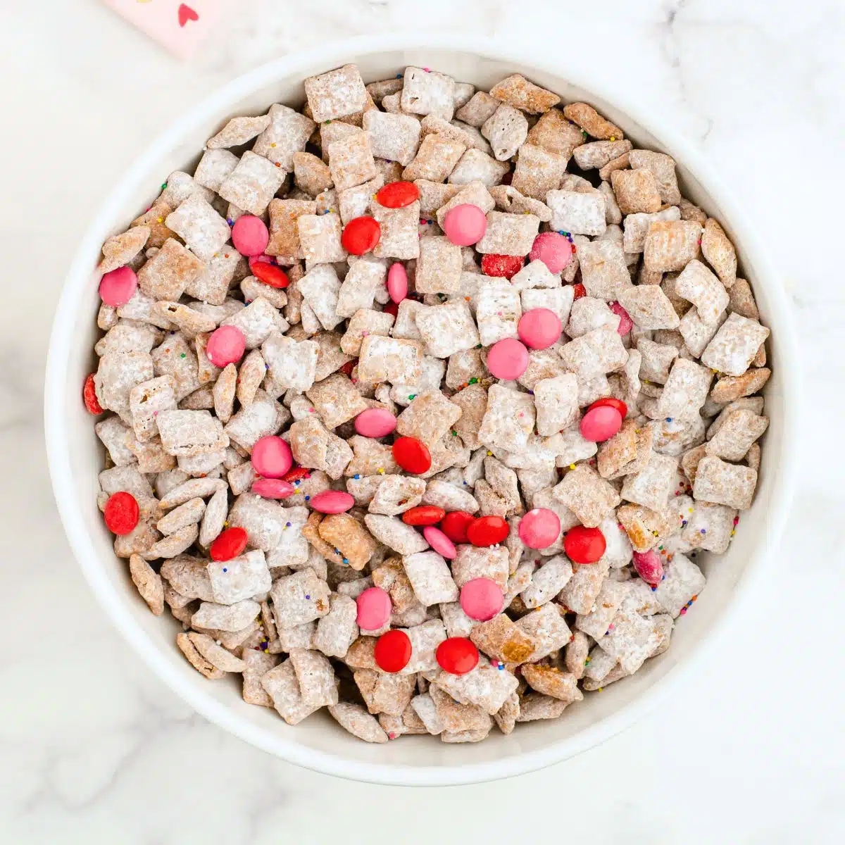 Cupid's Chow - Valentine's Puppy Chow Recipe - Harbour Breeze Home