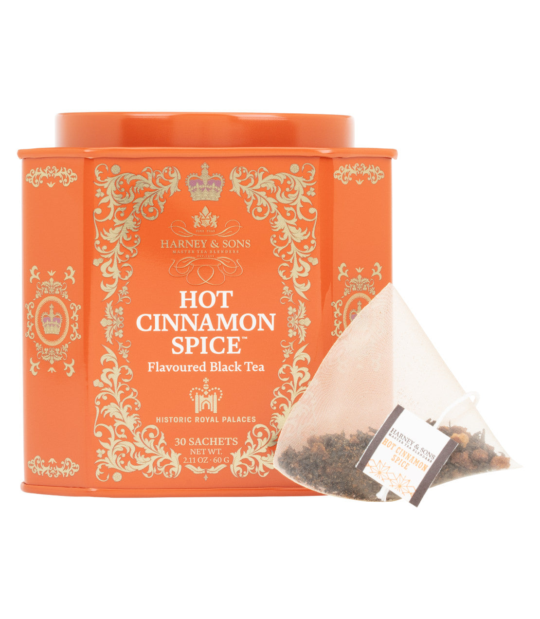 Hot Cinnamon Spice HRP Tin 30 Sachets | Harney & Sons - Harney