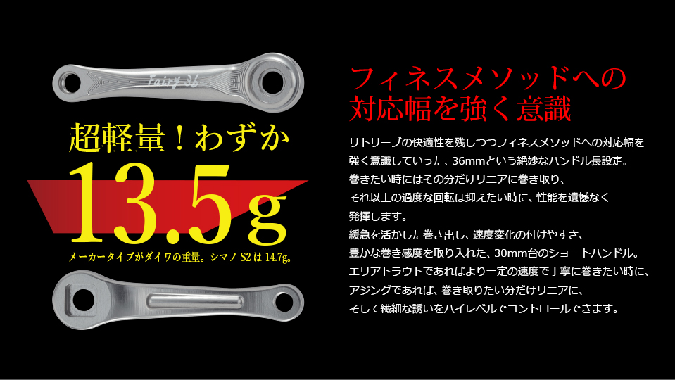 LIVRE] Fairy 36 (Spinning Reel Handle)