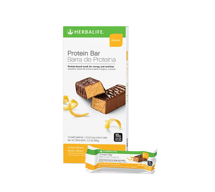 Protein Bar Deluxe Citrus Lemon 14 Bars | Herbalife U.S.
