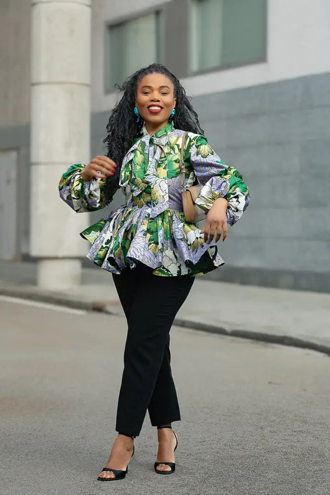 rhonda-green-and-gold-peplum-