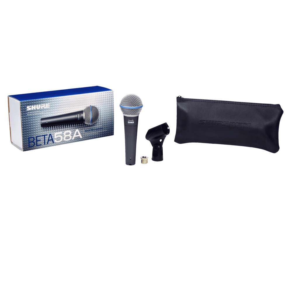 Shure Beta 58A Supercardioid Dynamic Vocal Microphone