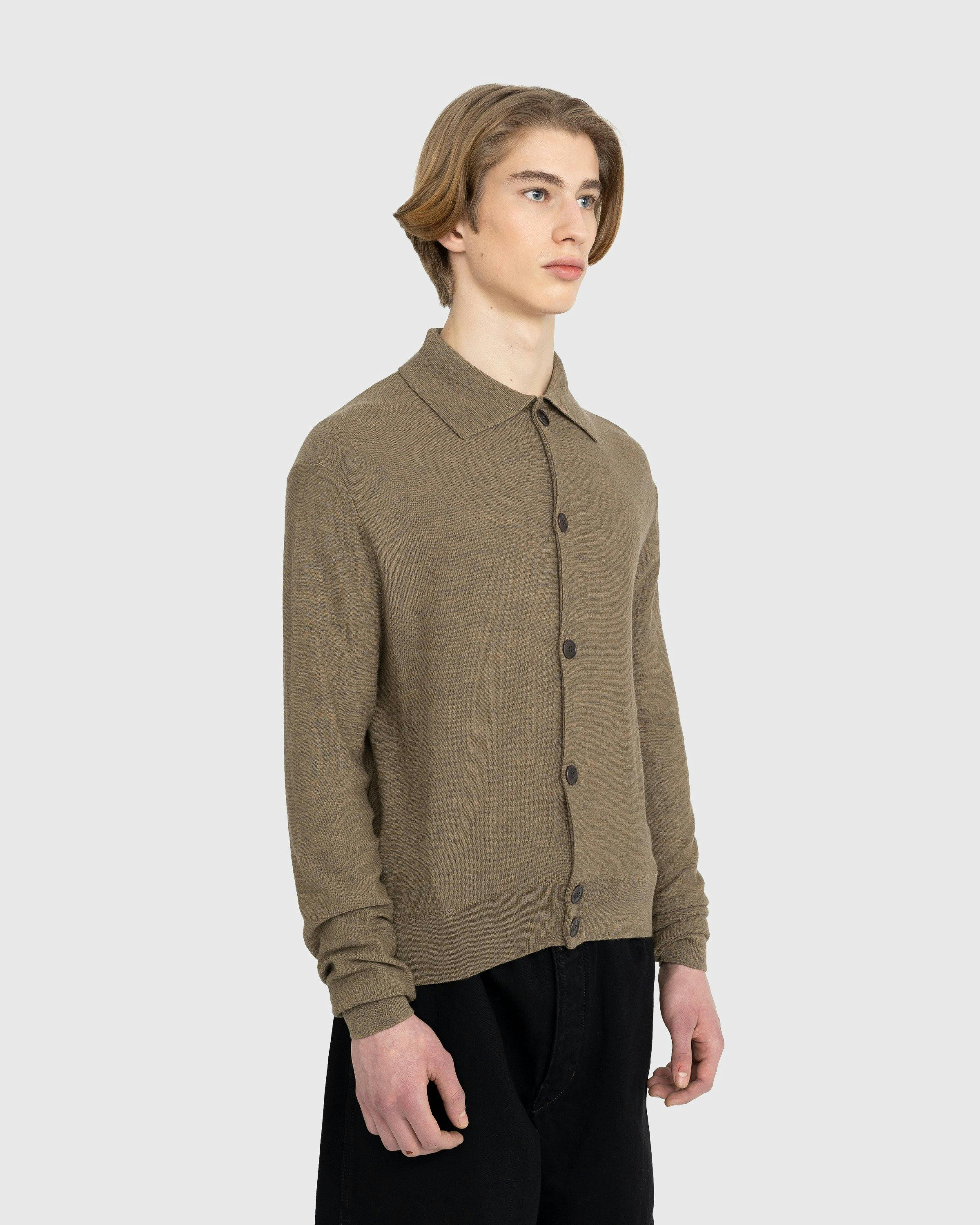 Lemaire – Convertible Collar Knit Shirt