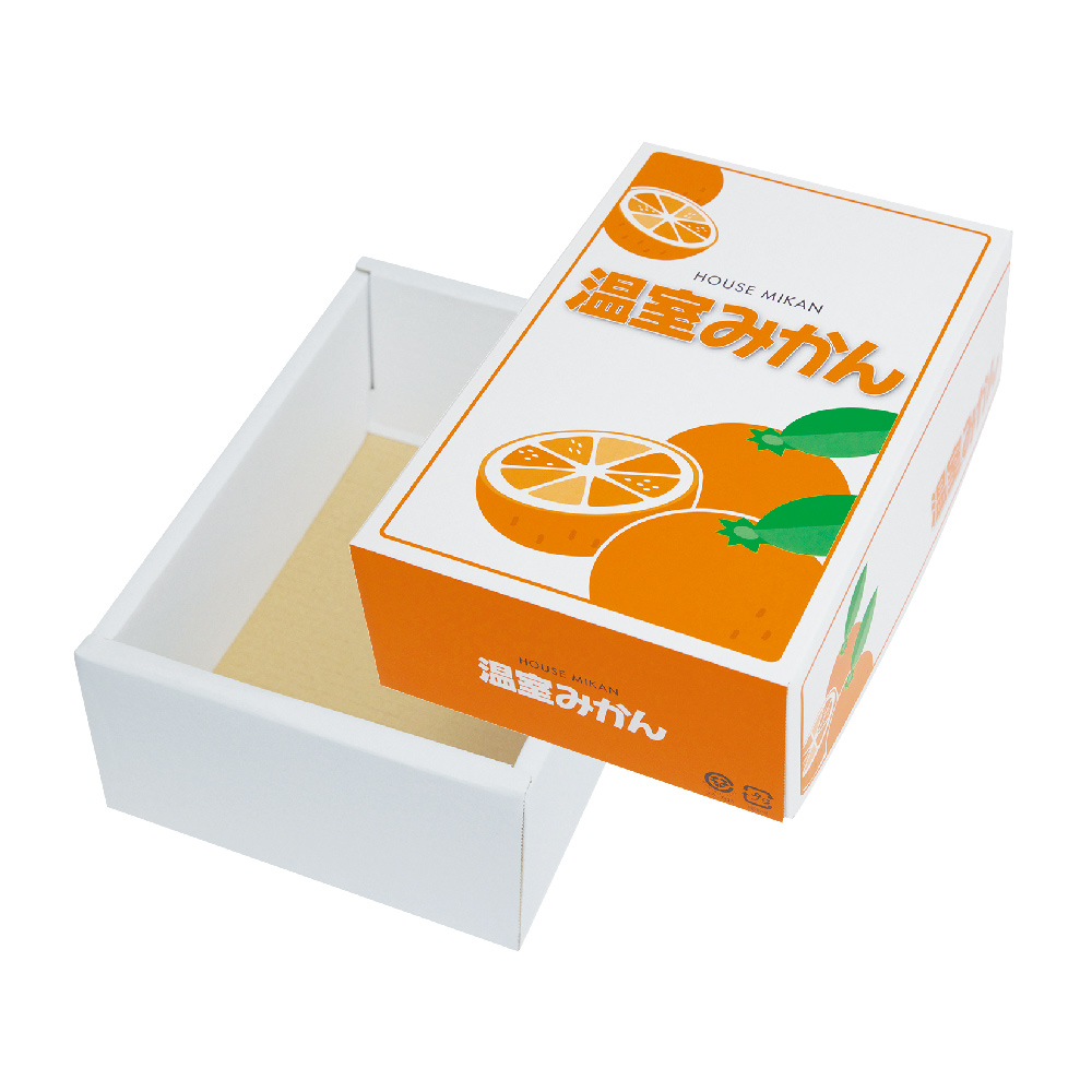 ギフト箱 温室みかん 157×236×92mm「50枚」 | ダンボール箱・梱包資材