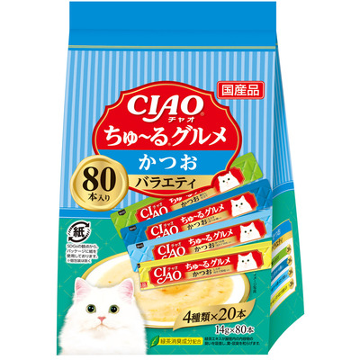 CIAO ちゅ～るグルメ かつお海鮮バラエティ 120本入り | 商品情報