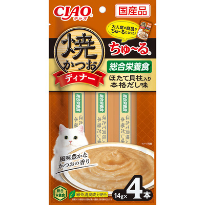 焼かつおディナーちゅ～る ほたて貝柱入り 本格だし味 | 商品情報