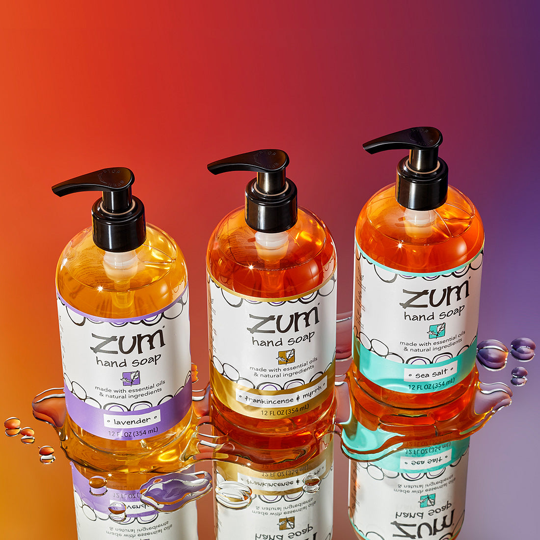 Zum Sea Salt Hand Soap | 12 fl oz | Indigo Wild