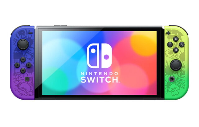 スプラトゥーン3』デザインの「Nintendo Switch（有機ELモデル）」本日