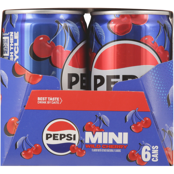 Pepsi Soda, Wild Cherry, Mini Same-Day Delivery or Pickup