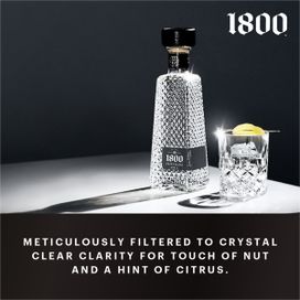 1800 Cristalino Tequila with Two Shot Glasses (750 ml) Delivery or