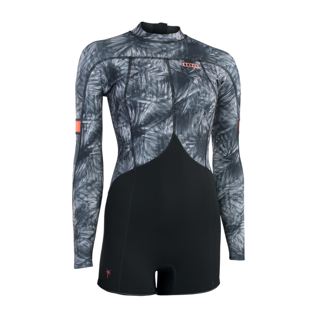 Women Wetsuit Amaze Shorty 2.0 Longsleeve Back Zip | ION Water