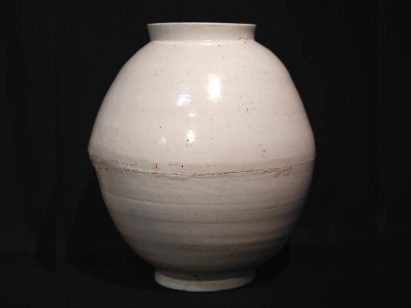 李朝白磁大壺 提灯壺 H45㎝ 李朝初期 16世紀頃 :: ichian