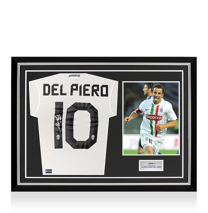 Alessandro Del Piero Back Signed Juventus 2024-25 Home Shirt
