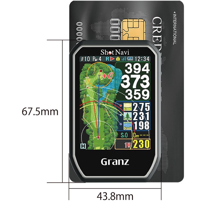 Shot Navi Granz Black ショットナビ グランツ ブラック ハンディ