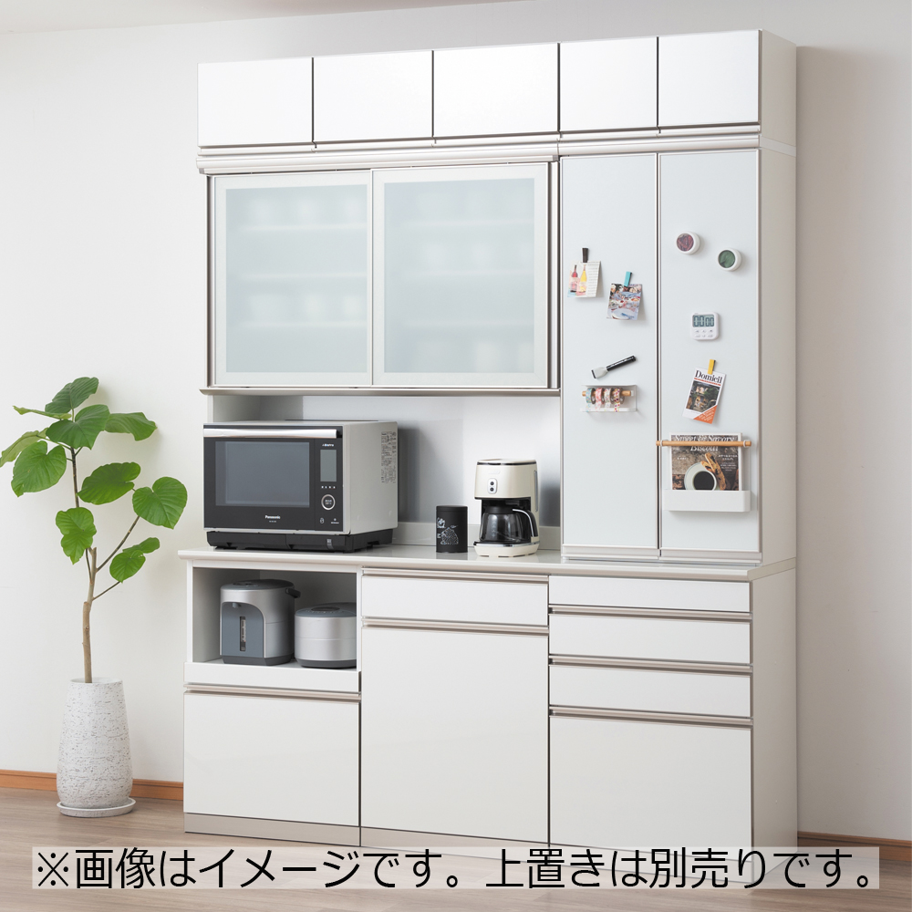 AYANO（綾野製作所）キッチンボード「クラスト」幅180cm 奥行45cm 高さ