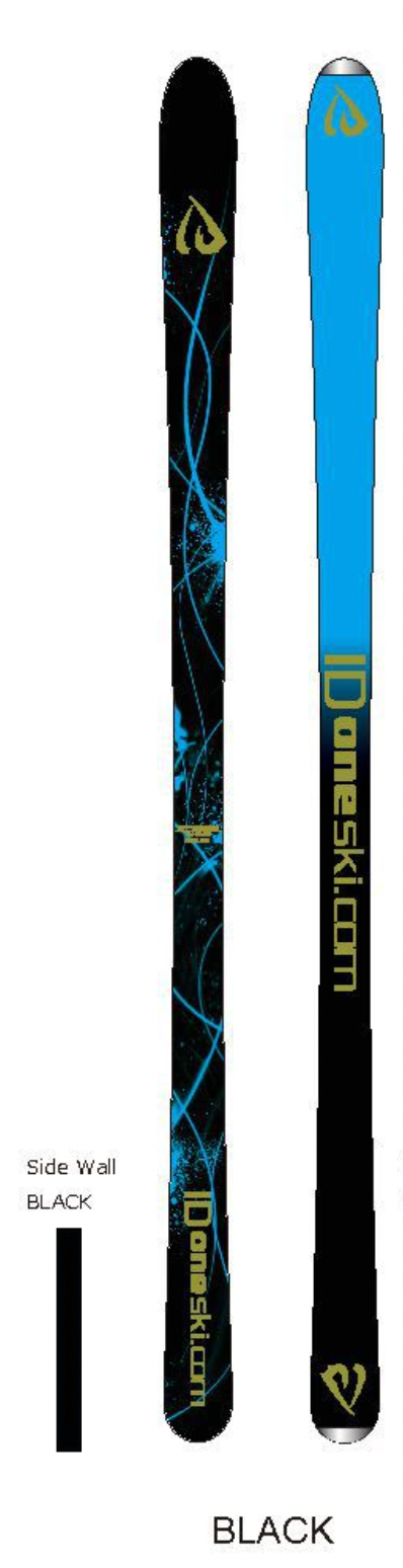 ID One USA Mogul ski MR-SG available in 172, 177 & 182 cm Black