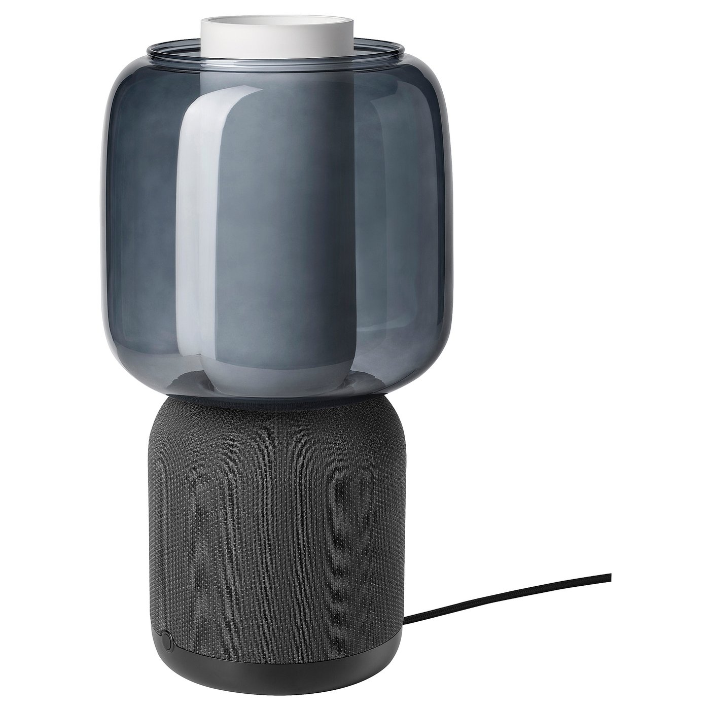 SYMFONISK Sonos speaker lamp, glass shade, black - IKEA