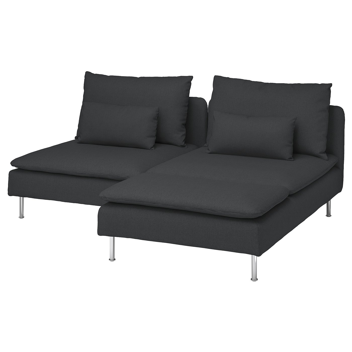 SÖDERHAMN sectional, 3 seat, Fridtuna dark gray - IKEA