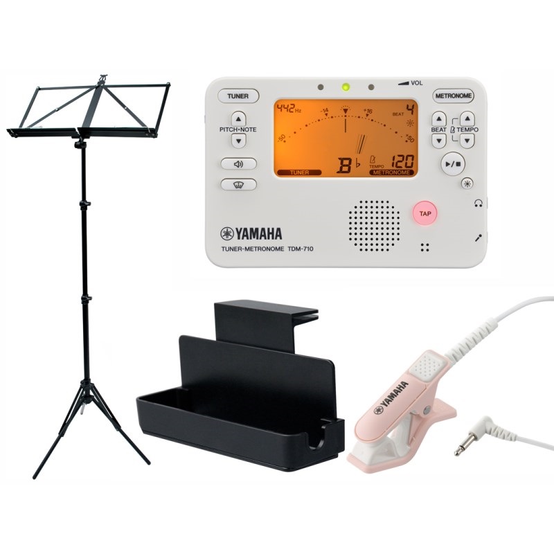 trumpet station YAMAHA TDM-710IV チューナー&メトロノーム 4点セット