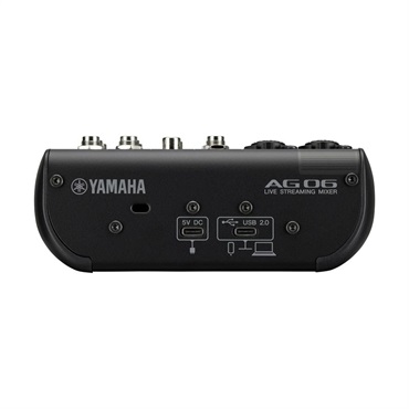 YAMAHA AG06MK2 B(ヤマハ)(USBミキサー)(配信用インターフェース