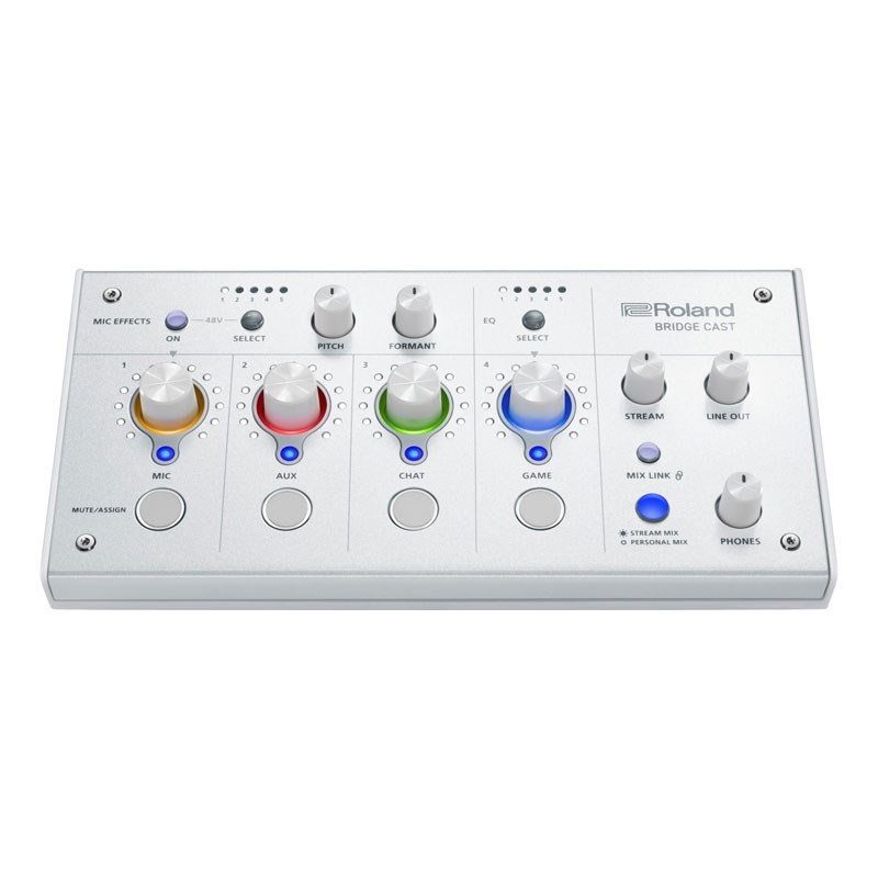 Roland BRIDGE CAST White(デュアルバス対応・配信・ゲーミング