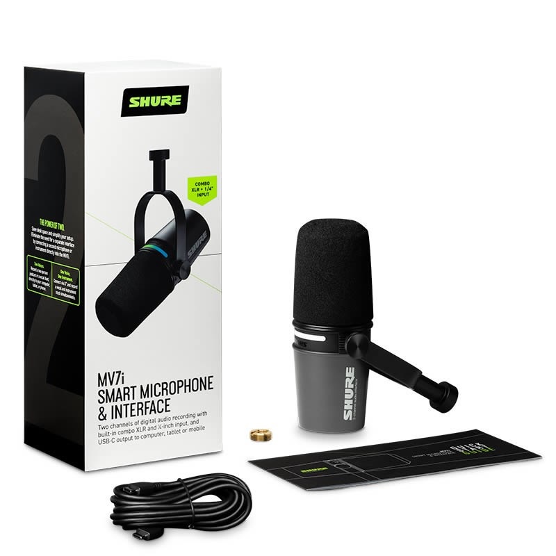 SHURE 【数量限定アクセサリーボーナス キャンペーン！】MV7i(USB-C