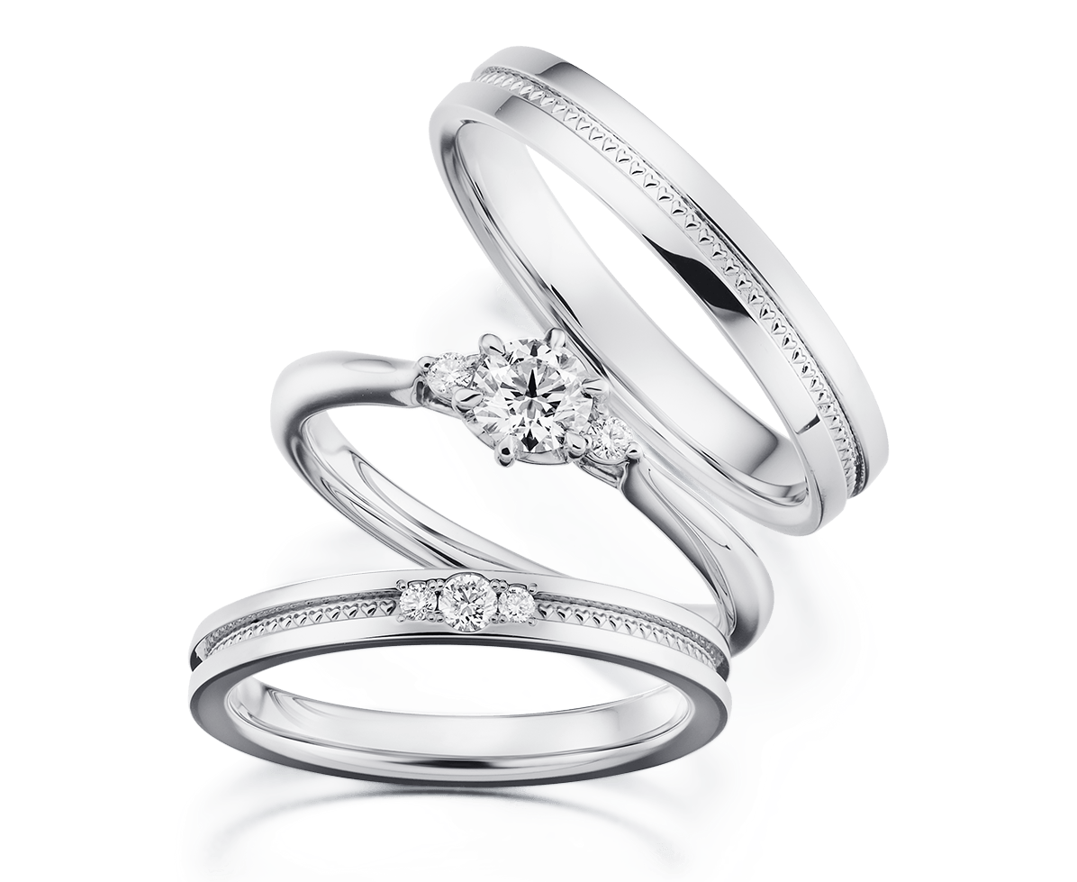 ディオーネ｜結婚指輪（マリッジリング）｜カップルに人気の婚約指輪
