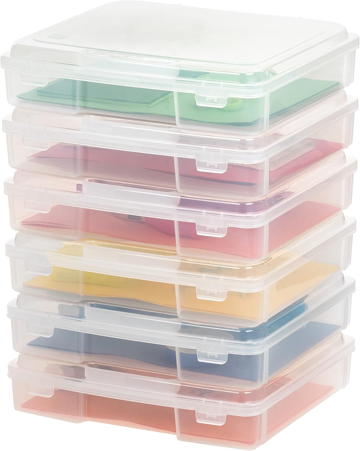 Portable Project Case, 6 Pack, Clear – IRIS USA