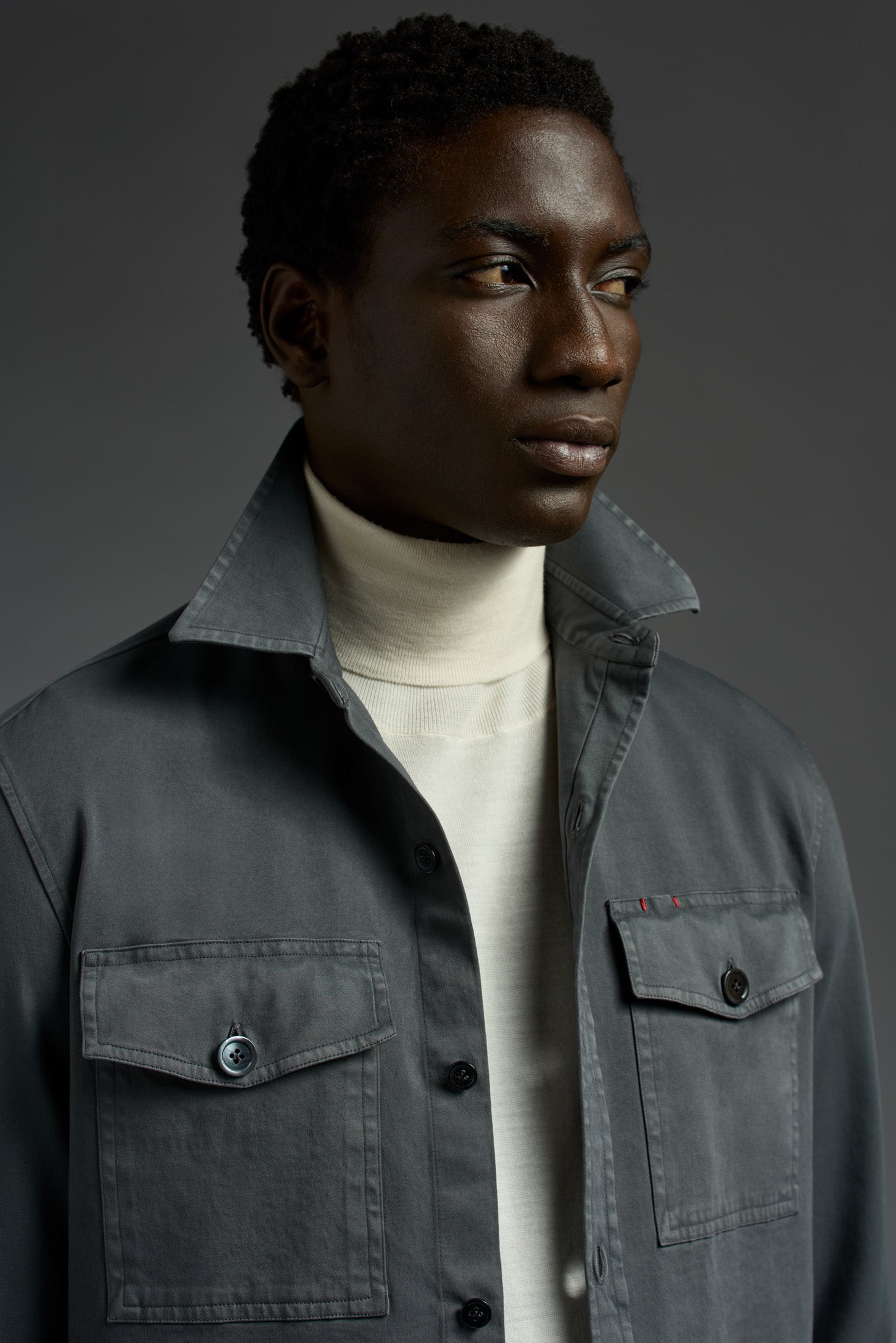 The Overshirt SOLID COMFORT COTTON CASHMERE – ISAIA Napoli