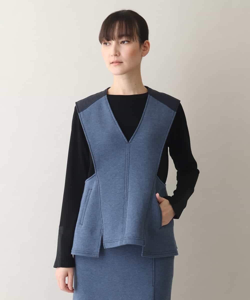 極美品】BEARDSLEY ショートベスト ジレ インディゴ デニム素材 楽天