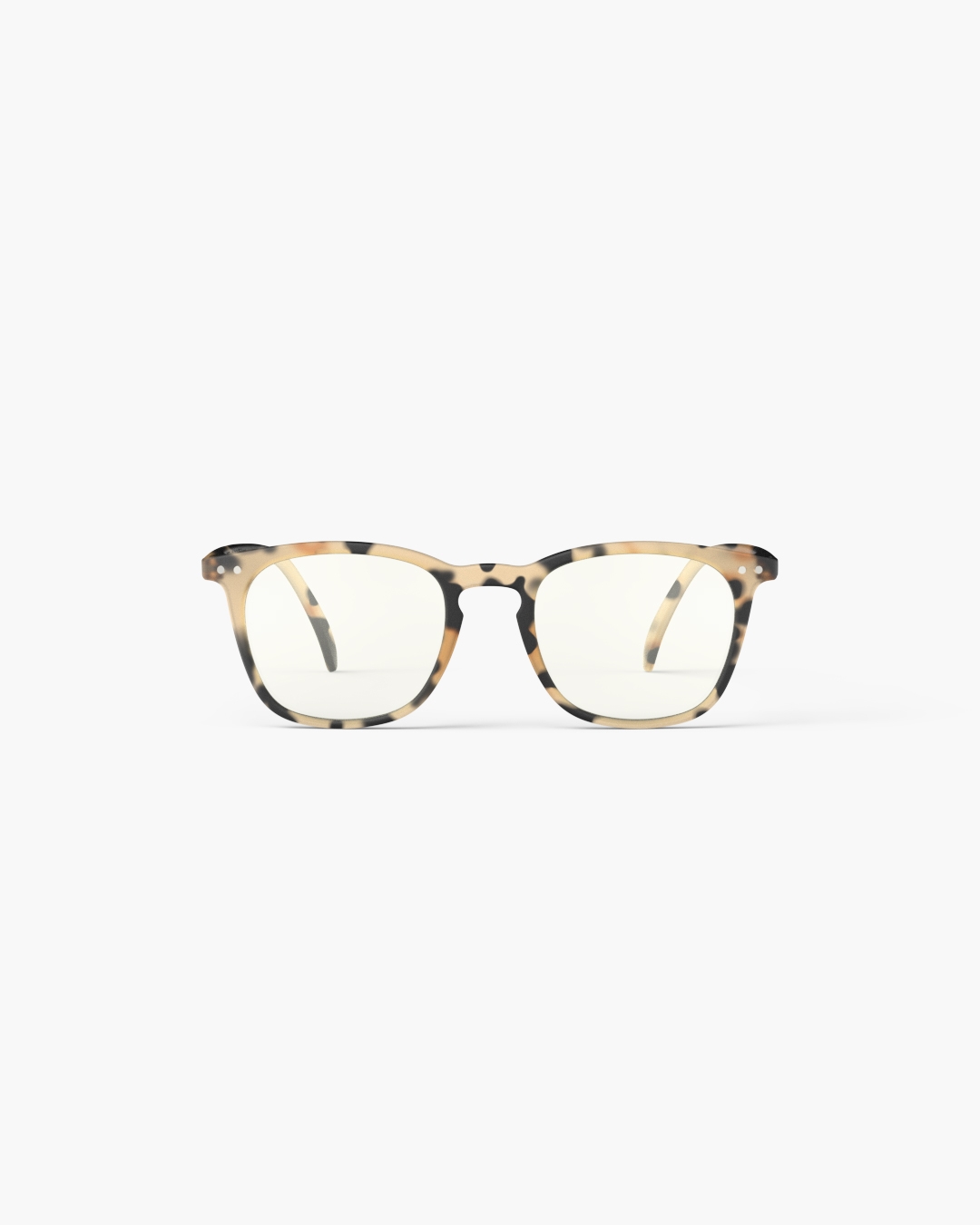 E Light Tortoise | Trendy Trapeze Beige glasses- IZIPIZI