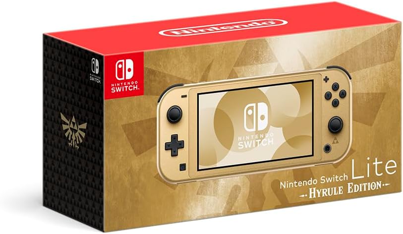Nintendo Switch Lite Console (Hyrule Edition) - (NSW) Nintendo