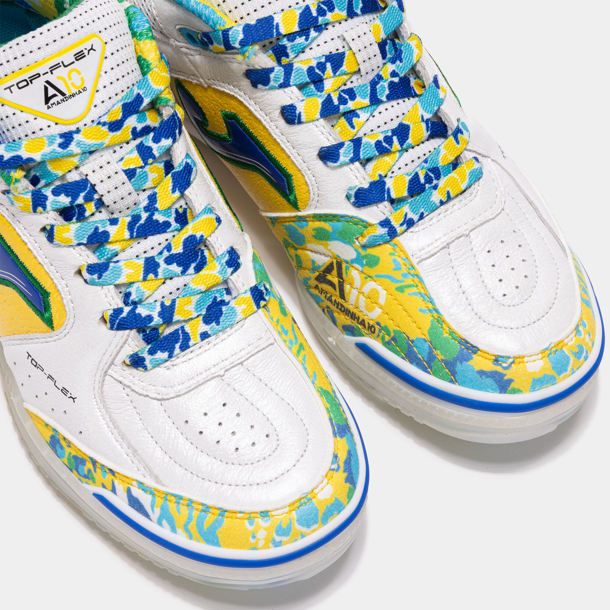 Futsal shoes Top Flex 24 Amandinha indoor white yellow | JOMA®
