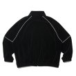 COOTIE PRODUCTIONS/Velour Training Top（Black）［ベロア