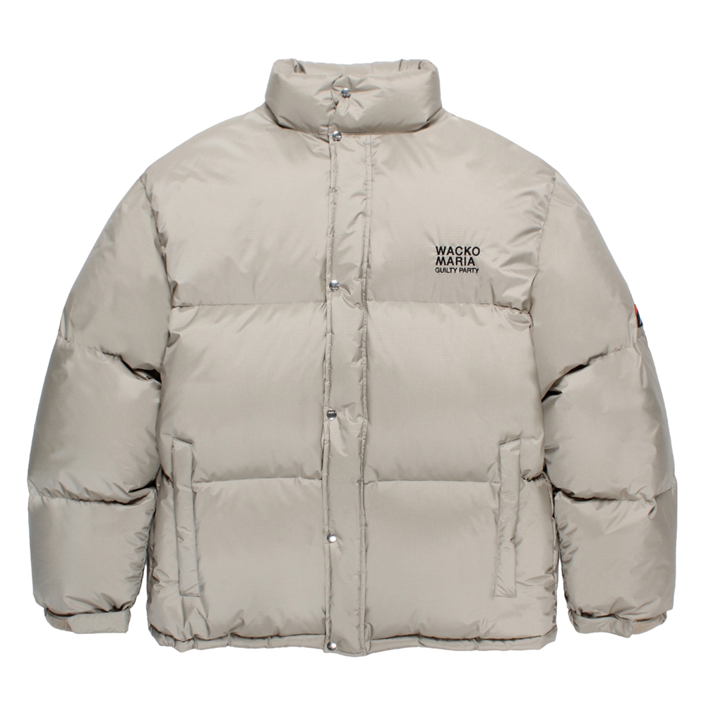 WACKO MARIA/NANGA / AURORA TEX DOWN JACKET（BEIGE）［オーロラ