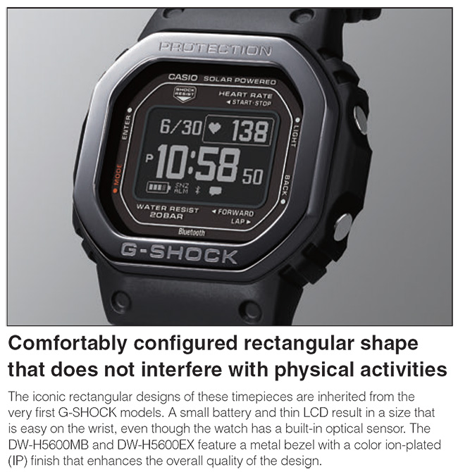 G-Shock: G-SHOCK - G-SQUAD DW-H5600EX Watch Series