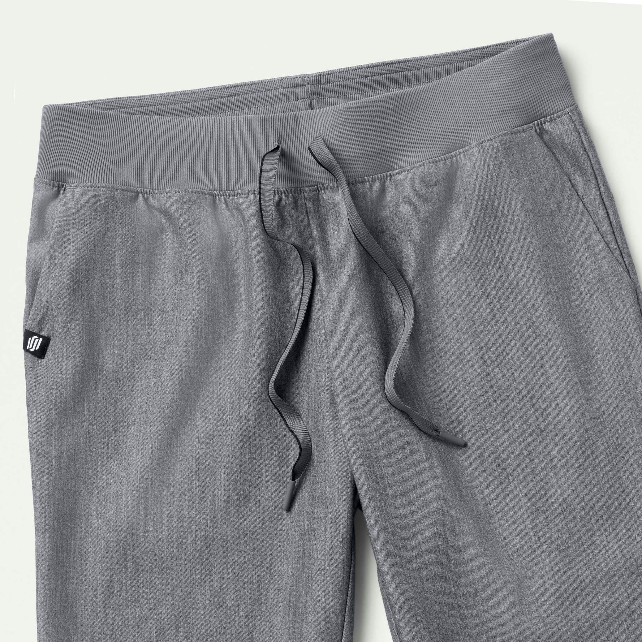 Xenos Essential Knit-Waist Scrub Pant - Heather Gray – JAANUU