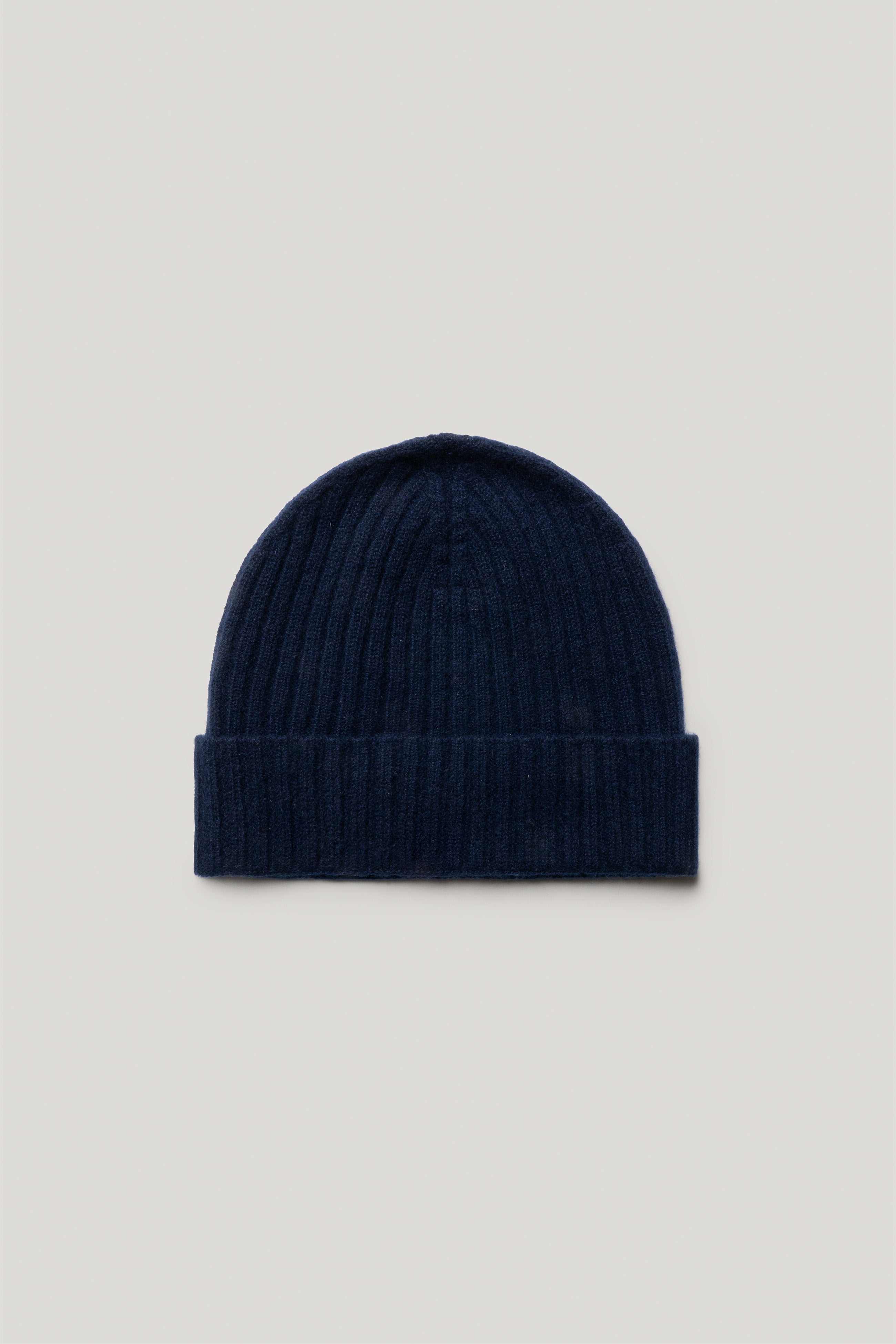 Navy Beanie - Pure Cashmere | Jack Victor