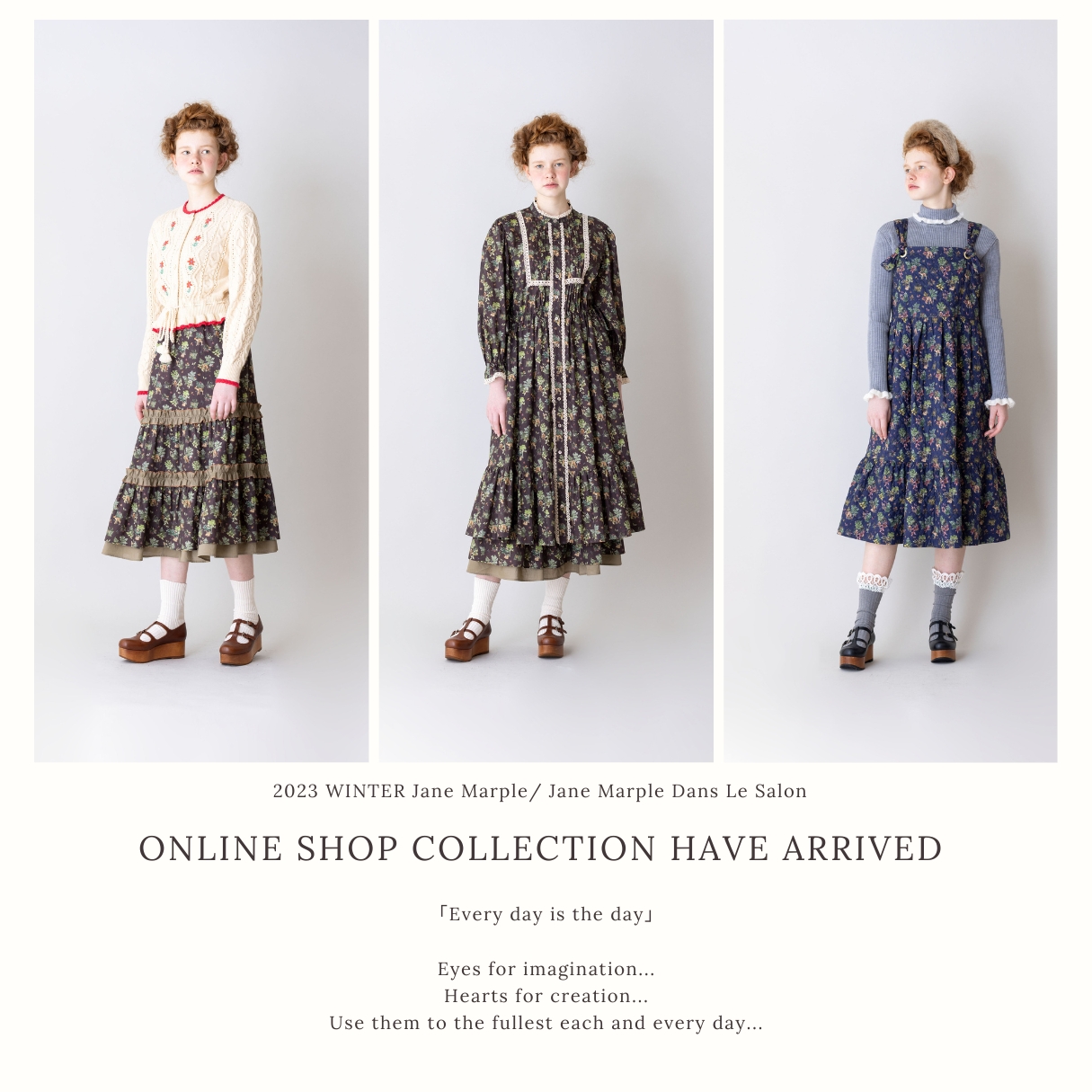 ONLINE SHOP】WINTER COLLECTION START | Jane Marple Official Web