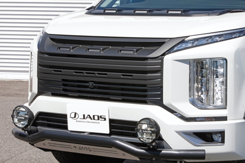 JAOS フロントグリル 塗装品 マットブラック デリカ D:5 DIESEL（19-25