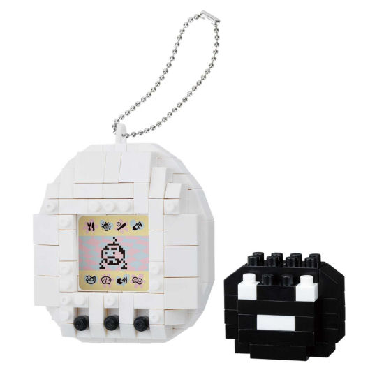 Nanoblock First Generation Tamagotchi White | Japan Trend Shop