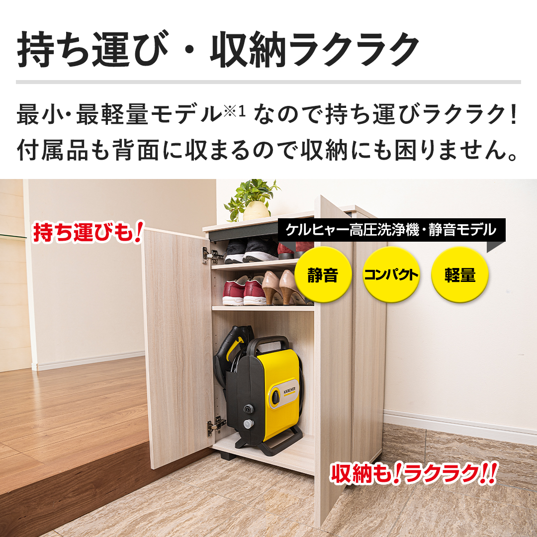 ケルヒャー 高圧洗浄機 高圧洗浄機 JTKサイレントスリムベーシック