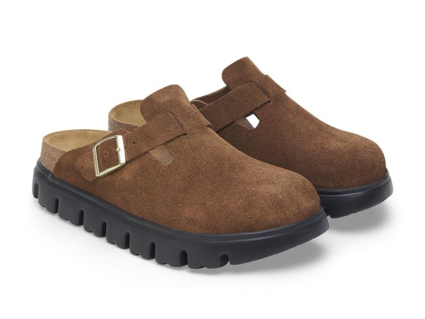 Birkenstock: Boston Chunky in Dark Tea - J. Cole Shoes