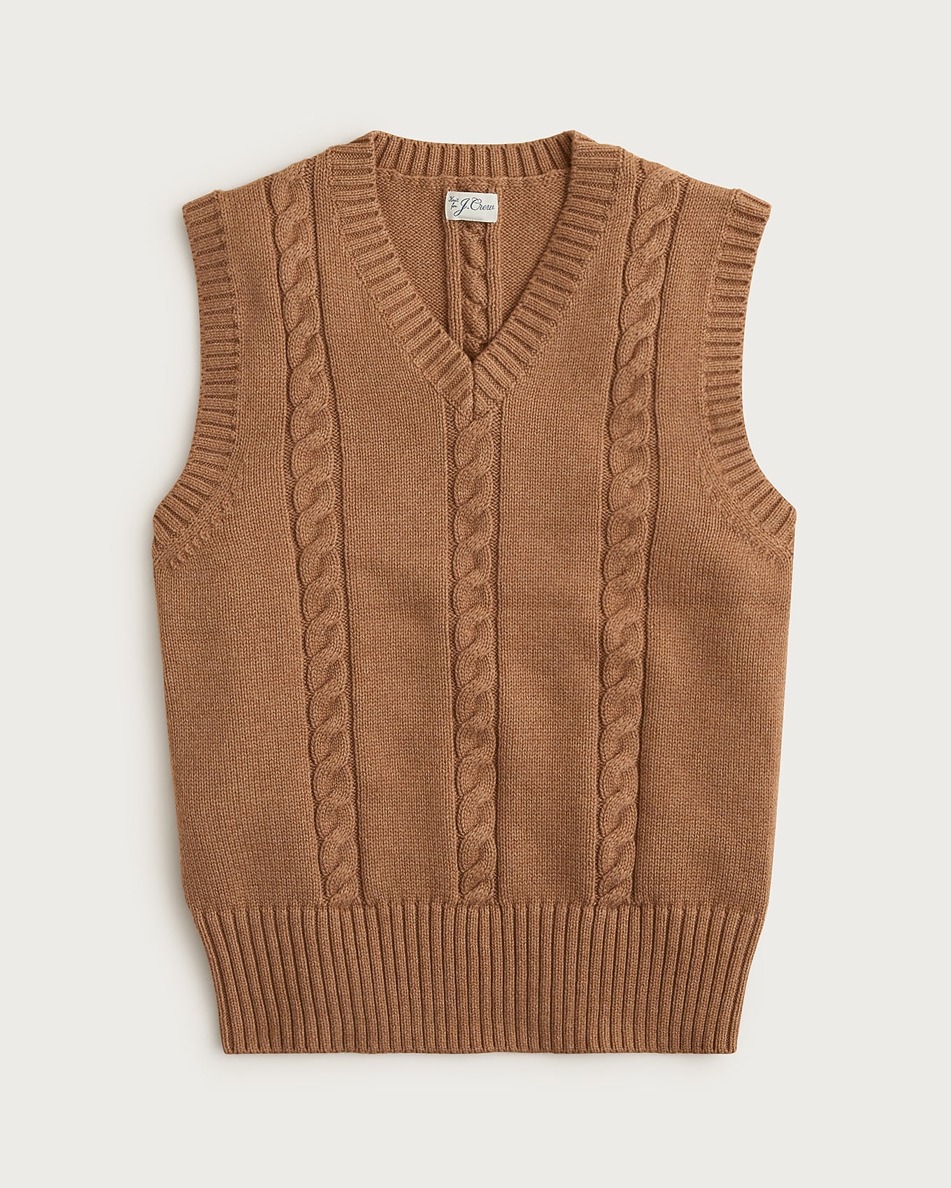 Cotton Cable-knit Sweater-vest For Men | J.Crew